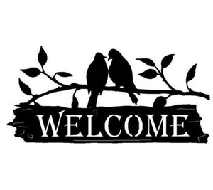 Plaque de bienvenue en métal découpée au laser unique pour décoration intérieure et extérieure de porche de porte d'entrée murale du fournisseur indien - Product Image 5