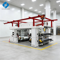 Machine d'impression flexographique à plaques photopolymères et plaques en caoutchouc, type empilable, pour tissus non tissés jetables, sans arbre, haute vitesse