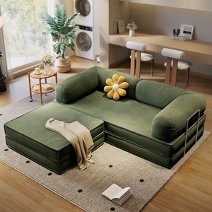 Modern Striped Fabric Armchair with Black Sphere Side <b>Table</b> for Home Use - Product Image 2