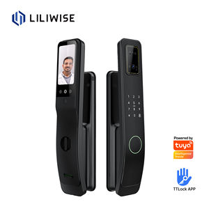 Liliwise Nhận dạng khuôn mặt khóa cửa hoàn toàn tự động sinh trắc học Máy quét dấu vân tay máy quét mắt máy ảnh thông minh khóa cửa - Product Image 2