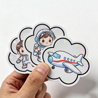 Pegatinas de Vinilo Transparentes Personalizadas con Corte de Contorno, Adhesivo Fuerte, Resistentes al Agua, para Decoración Divertida