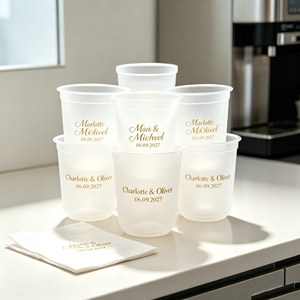 แก้วพลาสติกแบบใช้แล้วทิ้งขนาด 12 ออนซ์ 350 มล. สำหรับกาแฟ น้ำผลไม้ เครื่องดื่ม นมร้อน พิมพ์โลโก้ได้ตามต้องการ  แก้ว PP พลาสติก PET แบบใช้แล้วทิ้ง - Product Image 1