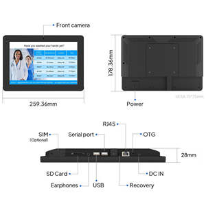 Pantalla <span class=keywords><strong>Digital</strong></span> de Señalización para Techo de 10.1 Pulgadas, Pantalla Comercial LCD con Android 11 para Publicidad - Product Image 2