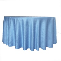 Nappe en polyester de couleur unie pour restaurant, mariage, fête, banquet