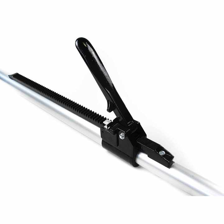 Galvanized Steel 42mm Diameter Woodworking Clamp Beam with Rubber Foot 2650-3020 mm Length for Woodworking Use