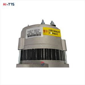 Großer Doppels chlitz bagger PC400-5 Licht maschine 600-821-6150 6D125-1 28V 30A Teile für Baumaschinen - Product Image 6