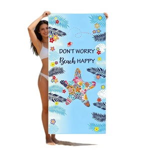 Toalla de playa más vendida, toalla de baño de microfibra, tapete rectangular de playa estampado, toalla de baño de secado rápido, chal. - Product Image 5