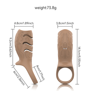 Super Power App <b>Controlled</b> <b>Vibrating</b> Penis Ring With <b>Remote</b> Function For Adult - Product Image 4
