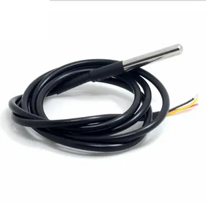 Factory Price Stainless Steel Probe LM35 IC temperature Electrode Digital Temperature Sensor with Customized Cable Length
