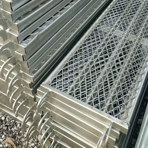 Kích Thước Lớn Giàn Giáo Kim Loại Tấm Ván Kết Cấu Thép Tấm Lưới 6M Giàn Giáo Hội Đồng Quản Trị Alu Giàn Giáo Hội Đồng Quản Trị - Product Image 3