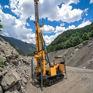 เครื่องเจาะบ่อน้ำหมุนนิวเมติกขับเคลื่อนด้วยเครื่องยนต์ดีเซลเครื่องจักรผลิตจากโรงงานโดยตรงเครื่องเจาะบ่อน้ำลึกแบบ Max.300m ใหม่ - Product Image 6