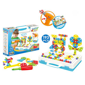 Ensemble de jouets éducatifs pour enfants de 193 pièces, jouets de construction STEM, perceuse électrique, jouet éducatif pour enfants, bricolage - Product Image 5