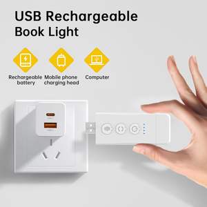 Luz de Lectura LED con Clip, Recargable por USB, Mini, Portátil, con Protección para los Ojos, para Libros, Venta al Por Mayor - Product Image 4