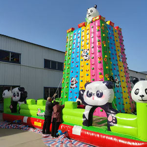 Muro de Escalada Inflable Comercial para Niños, <span class=keywords><strong>Torre</strong></span> de Escalada Inflable para Exteriores, Apta para 12 Personas - Product Image 1