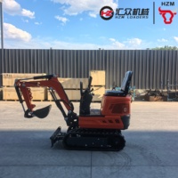 Mini-excavatrice HZM06U de 0,6 tonne, puissante et efficace pour les projets de jardinage et les petits travaux de construction