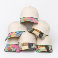 Casquette de baseball streetwear non structurée à visière incurvée contrastante, avec impression en mousse effet vieilli et corde vintage, personnalisable en gros