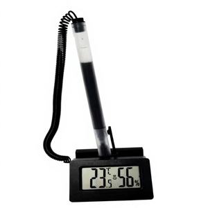 Bolígrafo Multifuncional con Reloj y Temperatura, Pantalla Grande y Alarma <span class=keywords><strong>Fuerte</strong></span>, Material ABS, Ideal para Promociones en Restaurantes - Product Image 1
