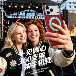 เคสโทรศัพท์แม่เหล็กแบบด้านกึ่งโปร่งแสงสำหรับ iPhone 18 15 16 17 Pro Max พร้อม 360 °   ฝาครอบกันกระแทกแบบวงแหวนโลหะ - Product Image 5