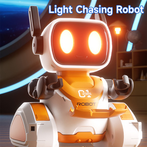 Regalo di compleanno per bambini giocattoli Robot intelligenti elettrici gioco interattivo 2.4ghz telecomando piccolo a infrarossi Tracking Robot con luce - Product Image 2