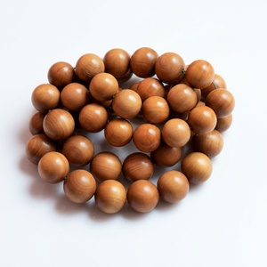 Perles rondes en bois pour la fabrication de bracelets, perles en vrac - Product Image 6