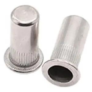 Nut Rivet Automotive Furniture Countersunk Head Knurled Body Stainless Steel Blind M3