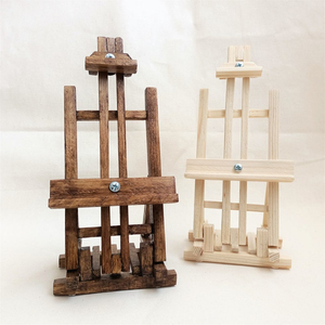 Chevalet d'artiste miniature fait main : Chevalet réglable en H pour étudiants en art, chevalet trépied portable pour le dessin et la peinture - Product Image 2