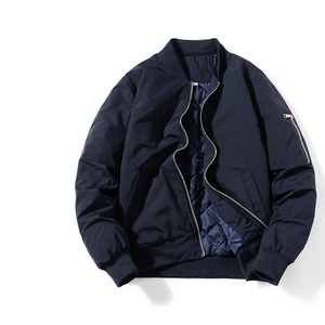 2023 moda nueva chaqueta Bomber de gran tamaño para hombre, chaqueta Bomber impermeable de alta calidad con estampado y bordado, chaqueta Bomber personalizada Wint - Product Image 4