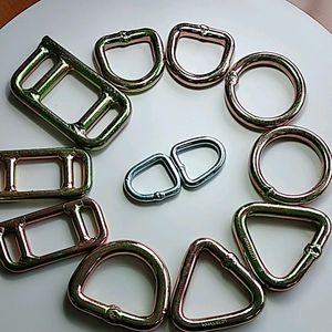 2 "3 टी गुणवत्ता सुनिश्चित त्रिकोण आकार की अंगूठी स्टेनलेस स्टील त्रिकोण रिंग pvc लेपित रिंग टाई नीचे - Product Image 5