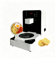 Machine à Cuisiner les Nouilles Instantanées Commerciale à Induction Automatique en Acier Inoxydable Yacook, Nouveau Design, 2100W+1200W, Nettoyage Facile
