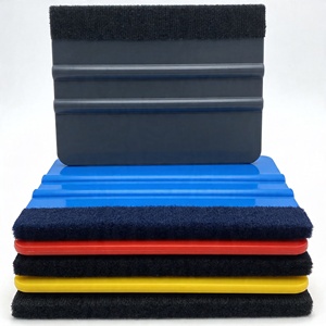 Raclette en <span class=keywords><strong>feutre</strong></span> plastique pour film vinyle, outils de pose pour vitres de voiture - Product Image 2