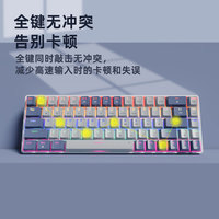 SUNSONNY N-J6PRO 68 Key Wired Mechanical Keyboard Hot Swappable RGB 21 Modes Type C for PC Laptop Gaming