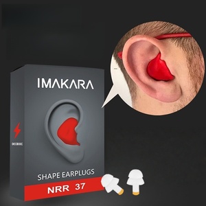 سدادات أذن على شكل إيميبوبو للنوم المضاد للضوضاء، سدادات أذن بلاستيكية عازلة للصوت، غير سامة وصديقة للأذن وآمنة جوهريًا - Product Image 1