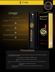 Produit pour adultes Minilove Dragon, spray retardateur d'éjaculation à usage externe 10 ml pour hommes - Product Image 6