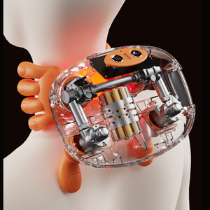 Nieuwe draagbare Shiatsu nek- en schoudermassager met diepe weefselmassage en warmte, ultralichtgewicht nekmassager - Product Image 5