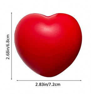 Pelota Antiestrés de Espuma de PU con Forma de Corazón y Logotipo Personalizado, Juguete Suave para Apretar, Ideal para Regalos de Agradecimiento - Product Image 6