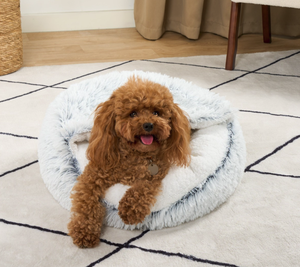 30-60 см пушистая полукупольная кровать для домашних животных мягкая плюшевая противоскользящая база уютное гнездо для кошек и собак машинная моющаяся Маленькая подушка для животных пещерная собака - Product Image 2
