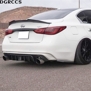 For Infiniti <strong>Q50</strong> Q50S Q50L PSM Style Carbon Fiber Rear <strong>Spoiler</strong> Trunk Wing 2013-2023 Carbon Fiber - Product Image 5