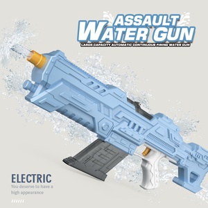 Neues Spielzeug Sommer Außen pool Kontinuierliches Schießen Leistungs starke Hochdruck-Spritz-Elektro-600ccm Wasser pistole - Product Image 1