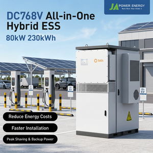 Sistema de Almacenamiento de Energía para Exteriores JApower de <span class=keywords><strong>80kW</strong></span> 230kWh Todo en Uno, Refrigerado por Aire, con Inversor Híbrido Solis para Almacenes Logísticos - Product Image 1