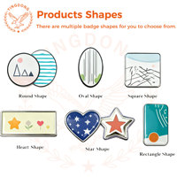 Épingles à Boutons en Métal Personnalisées avec Logo, Badges Broches en Métal Personnalisés pour Cadeaux de Noël, Anniversaire, Cadeaux Promotionnels d'Entreprise