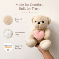 Peluche Capybara rose douce tenant un cœur rouge, animal en peluche Kawaii pour la décoration moderne de la chambre et cadeau de Saint-Valentin chaleureux