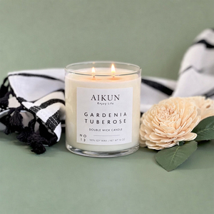 เทียนหอมกลิ่นพรีเมียมจาก AIKUN Supplier ผลิตตามสั่ง จำนวนมาก บรรจุในขวดแก้ว เหมาะสำหรับตกแต่งบ้าน ห้องนั่งเล่น และเป็นของขวัญ - Product Image 2