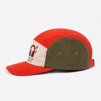 Casquette Snapback en Corduroy 7 Panneaux Brodée Main en Chenille Imperméable avec Logo Personnalisé T&L, Style Urbain de Luxe Bicolore – Vente en Gros