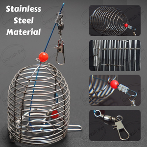 Trappola per esche da pesca alla carpa, cestello per esche, attrezzatura e accessori per la pesca - Product Image 2