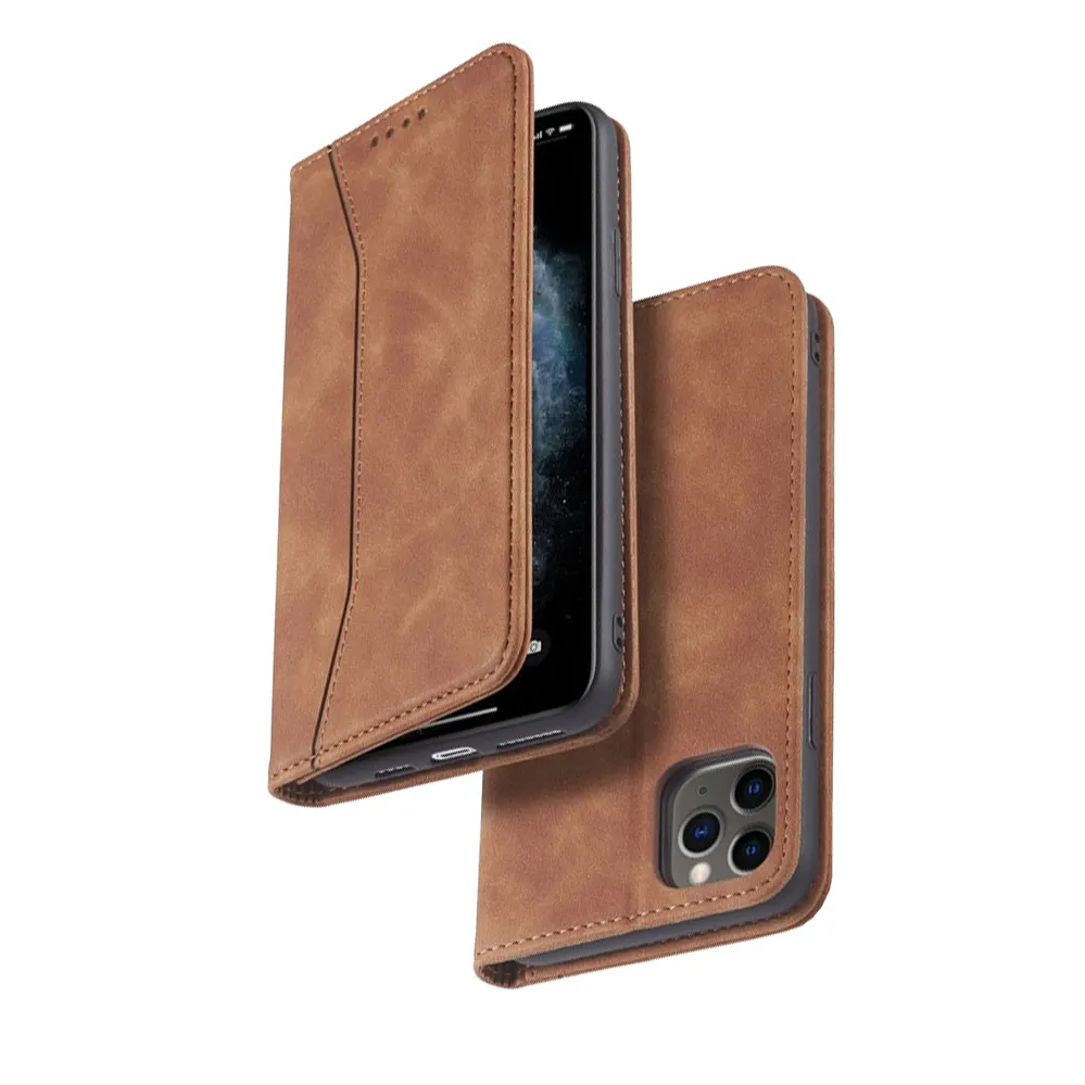 Magnetic Wallet Flip Case für iPhone 14 12 Pro Max Rückseite für 13 Pro Max 11 X XS Flip Handy hülle