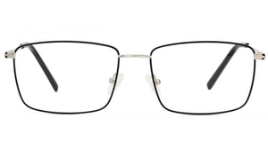 Kính mắt thời trang nam khung kim loại cổ điển cỡ lớn kiểu dáng vuông nửa viền chất lượng cao - Product Image 3