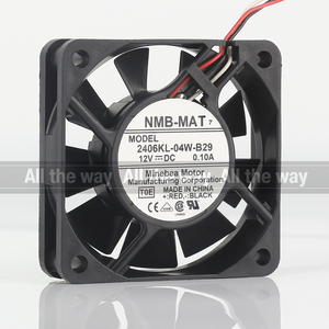 Nouveau ventilateur de refroidissement silencieux NMB 5V 24V 48V DC 12V 0.10A AC EC 6015 60X60X15MM 6CM <span class=keywords><strong>pour</strong></span> châssis, convertisseur <span class=keywords><strong>TV</strong></span> à trois fils 2406KL-04W-B29 - Product Image 2