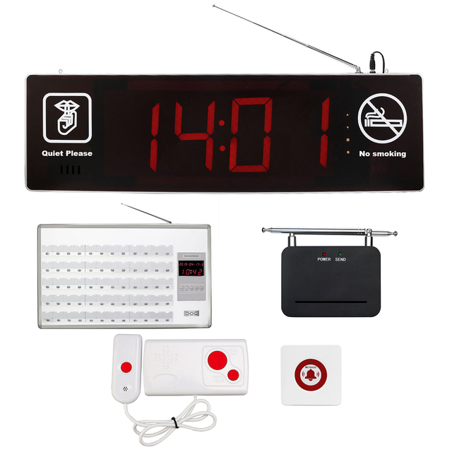 Nurse Alarm Call System Hospital Healthcare Clinic Outpatients Dispensary Retekess TD122 TD123