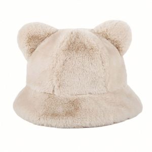 Sombreros de Pescador de Piel Sintética para Mujer, con Orejas Desmontables, para Todas las Estaciones, Casuales, de Viaje, al por Mayor - Product Image 4