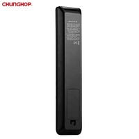 Télécommande universelle tout-en-un à code fixe pour téléviseur en plastique avec fonctions AMP SAT CBL AUX DVR DVD